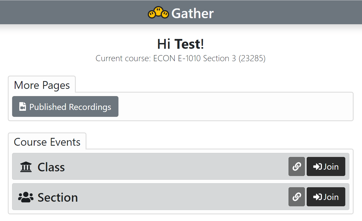 gather